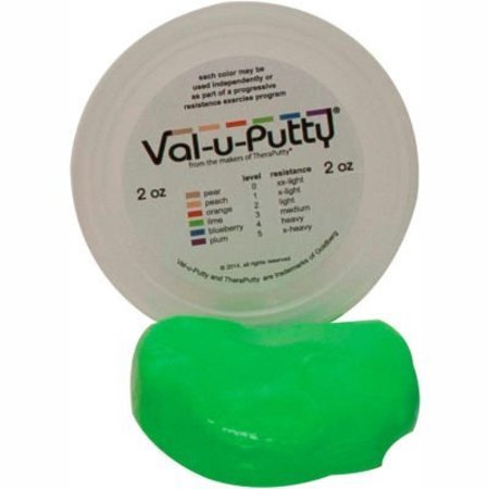 FABRICATION ENTERPRISES Val-u-Putty Exercise Putty, Lime, Medium, 2 Ounce 731855